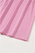 Effortless Solid High Waist Pocketed Short Sleeve Maxi T Shirt Dress